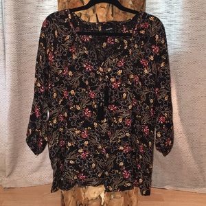 Floral Relativity blouse